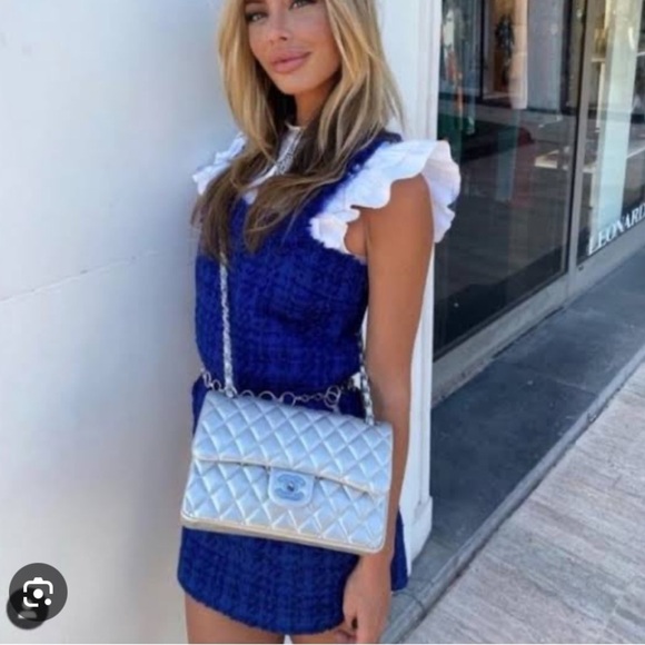 Zara Textured Pinafore Dress Bloggers Fav - Picture 4 of 6